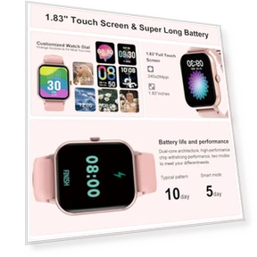 Fitness Tracker Smartwatch — Smartwatches, PLEIVO