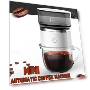 Portable Smart Automatic Drip Coffee Maker — Brewing Excellence, Decor Dream