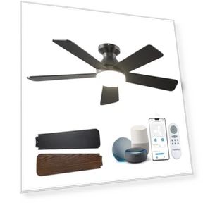 Smart Ceiling Fan with Lights — Ceiling Fans
