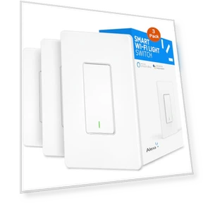 Smart Light Switch 3 Pack — Smart Home Hubs & Controllers, Tuykay