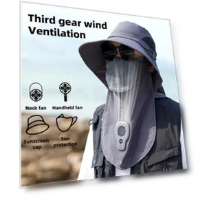 Sun Protection Hat with Smart Ventilation — Hats, Meiyiyan