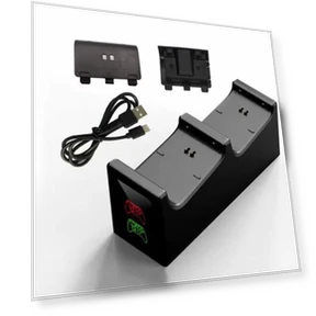USB Charging Dock with Rechargeable Battery for XBox One Series X Controller — Xbox One Accessories, happybuySE