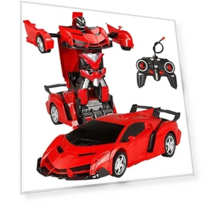 Electric Remote Control Car 2 in 1 — Interactive Figures & Robots, LYZRC