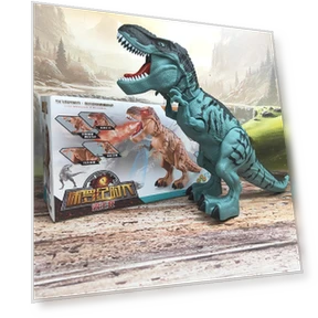 Electric Walking Dinosaur Robot — Construction Kits, SDS003