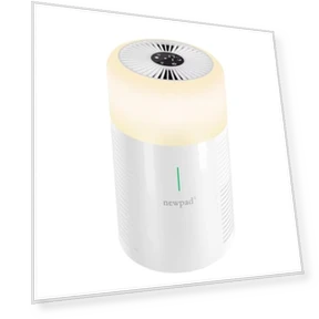 HEPA Air Purifier with Desk Lamp — Activated Carbon Air Purifiers