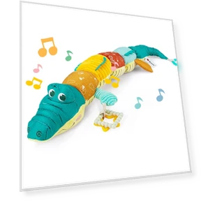 Musical Crocodile Plush Toy — Bath Time Fun, Bai Fen Bai Toys