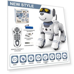 Smart Electronic Pets RC Robot Dog — Interactive Animal Companions, LYZRC