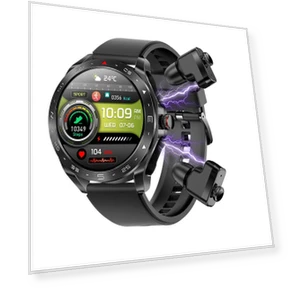 Smart Watch with Wireless Earbuds — Wearable Accessories, Rainbuvvy