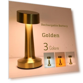 Adjustable Brightness Metal Desk Lamp with Touch Sensor — Desk & Table Lighting, Binchi Lighting Appliances