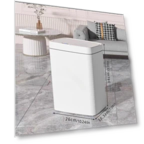 Automatic Touch Sensor Trash Bin — Waste Baskets, Refreshing Home