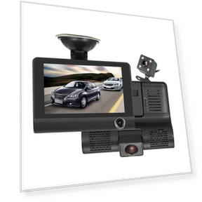 Automotive DVR with Three Lenses — Rearview Cameras for Cars, Jessica Miya