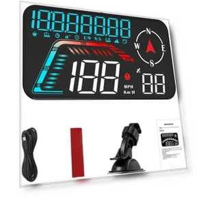 Automotive HUD Projection Display GPS Speedometer — Navigation & GPS Accessories, Refreshing Home