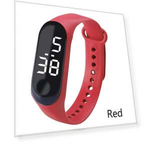 Digital LED Touchscreen Wristwatch — Timepieces, Factory Discount Outlet