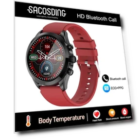ECG Smartwatch with Body Temperature Monitoring — Smartwatches, SACOSDING