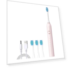 Electric Toothbrush with Replaceable Heads — Chargers, TOP MALL-005
