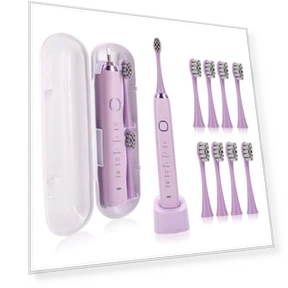 Electric Toothbrush — Electric Toothbrush Heads, Light makeup