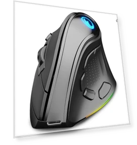 Ergonomic Vertical Wireless Mouse — Mouse Pads, SeenDa