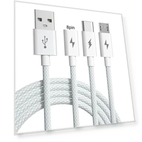 Fast Charging Cable 3-in-1 — Cables, SEOBIOG