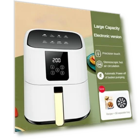 High-Performance Electric Fryer with Touch Screen — Air Fryers, Crown Global