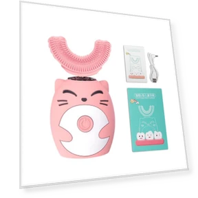 Kids' U-Shaped Electric Toothbrush — Kids' Electric Toothbrushes, Light makeup