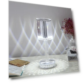 Portable Crystal Table Lamp — Lamps & Shades, Binchi Lighting Appliances