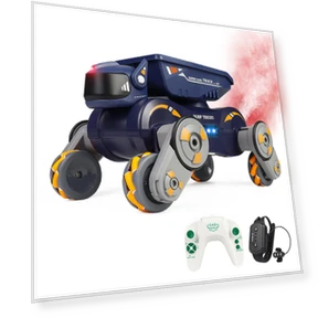 Remote Control Sprayer Machine — Interactive Figures & Robots, TOMTOP JMS