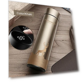 Smart Temperature Display Insulated Cup — Beverage Warmers, Refreshing Home
