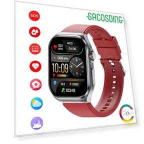 Smart Watch with ECG, Blood Pressure, and Blood Oxygen Monitoring — Smartwatches, SACOSDING