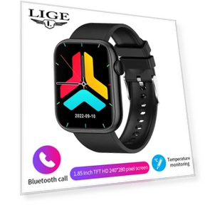 Smartwatch with Body Temperature Monitoring — Smartwatches, LIGE