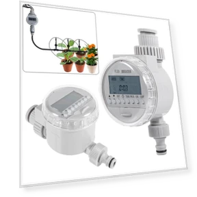Solar Digital LCD Display Automatic Watering Timer — Controllers, YuHeng 01