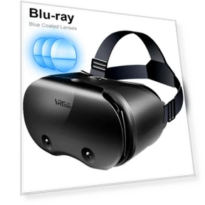 VR Headset with Controllers & Headphones — VR Headsets, Essager Electronic