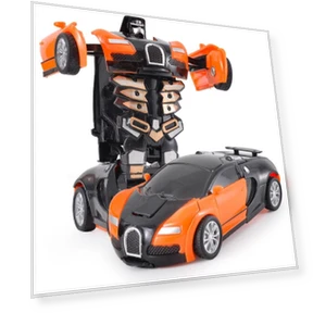 Automatic Deformation Robot Car Toy — Toy Vehicles, Home Furnishing Department Mall