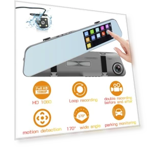 Car DVR with Touch Screen — Rearview Video Systems, LIAESMART