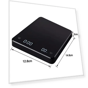 Digital Coffee Scale with Timer — Weight Management Tools, Super shoes Mall
