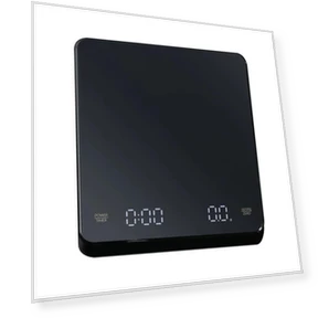 Electronic Coffee Scale with Timer — Weight Management Tools, Auto Home Solutions