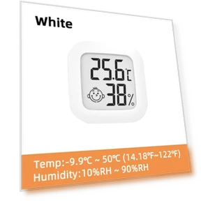 LCD Digital Thermometer Hygrometer — Home Climate Control, Technology Convenience