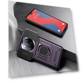 Shockproof Case with Camera Lens Protection Ring and Phone Stand — Phone Accessories, KEYSION