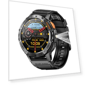 Smart Fitness Tracker Watch — Smartwatches, Technology Convenience