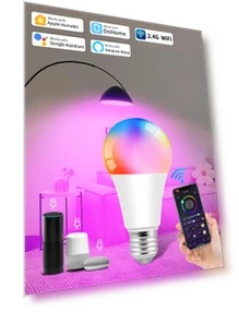 Smart Light Bulb RGB — LED, Build My Home