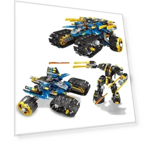 Thunder Raider Mechanical Warrior Robot Building Blocks Model — Construction Kits, TIANGU