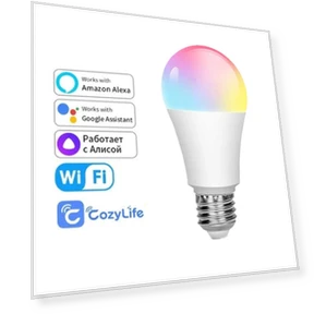 WiFi Smart LED Bulb — LED, Rainbow Rain