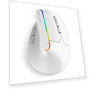 Wireless Silent Ergonomic Vertical Gaming Mouse — Mouse Pads, Delux
