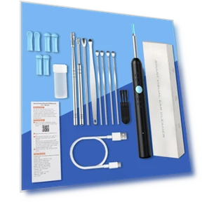Wireless Smart Visual Ear Cleaner Otoscope — Syringes, Lntelligent Living Hall