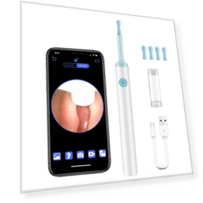 Wireless Wi-Fi Ear Cleaning Endoscope — Wax Removal, Cozy Cottage-Relax