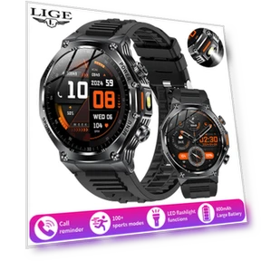 Bluetooth Calling Smartwatch with Heart Rate Monitor — Smartwatches, LIGE