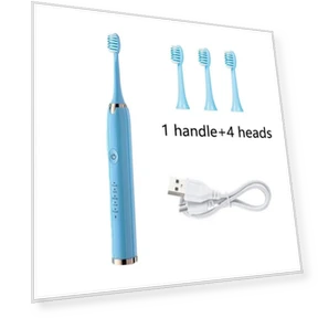 Electric Toothbrush with Timer — Chargers, Light makeup