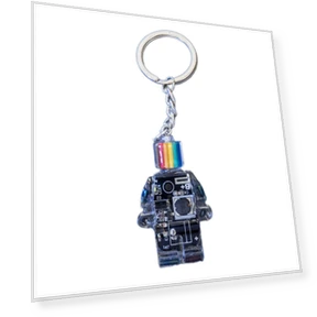 Electronic Robot Keychain — Keyrings & Keychains, Pretty life