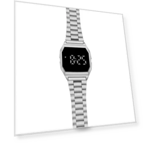 LED Display Electronic Watch with Touch Screen — Wearable Accessories, Mode Watches