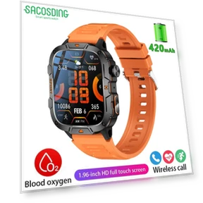 Military Smartwatch Sport Fitness Tracker — Smartwatches, SACOSDING