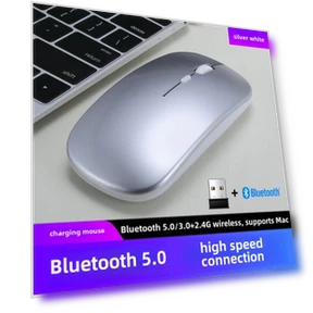 Rechargeable Dual-Mode Wireless Bluetooth Mouse — Mouse Pads, Uav parts center